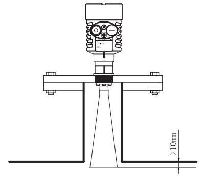 調頻(pin)雷達物(wu)位/液位(wei)計安裝(zhuang)圖