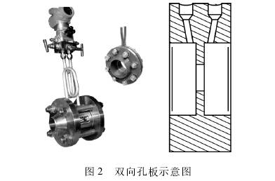 雙向(xiang)孔闆(pan)流量(liang)計示(shi)意圖(tu)