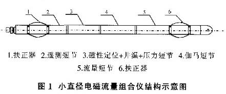 小(xiao)直徑(jing)電磁(ci)流量(liang)組合(he)結構(gou)示意(yi)圖