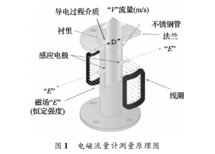 電(dian)磁流(liu)量計(ji)測量(liang)原理(li)圖示(shi)